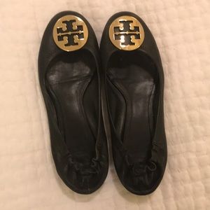 Tory Burch Reva Flats Black